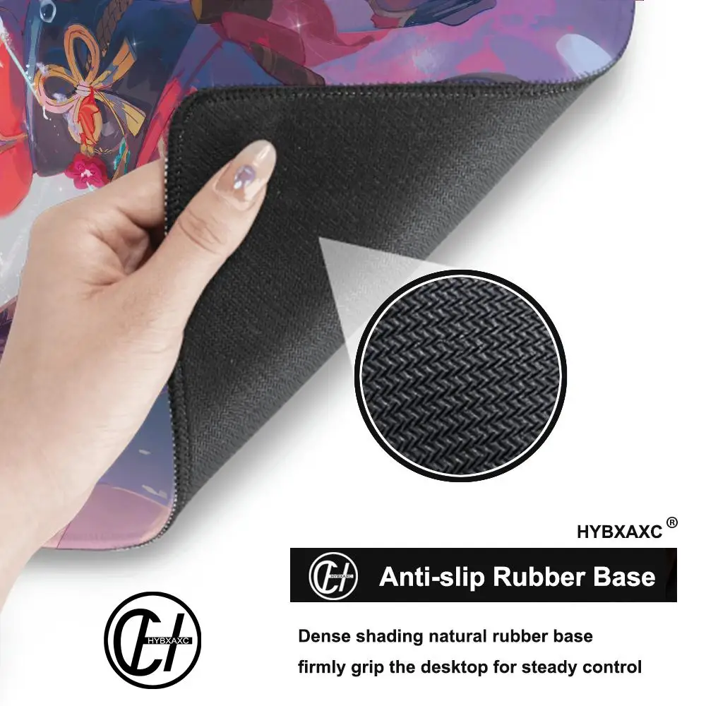 Sparkle Honkai Star Rail Rubber Mousepad Large Gaming Mouse Pad LockEdge Thickened Computer Keyboard Table HD Printing Desk Mat