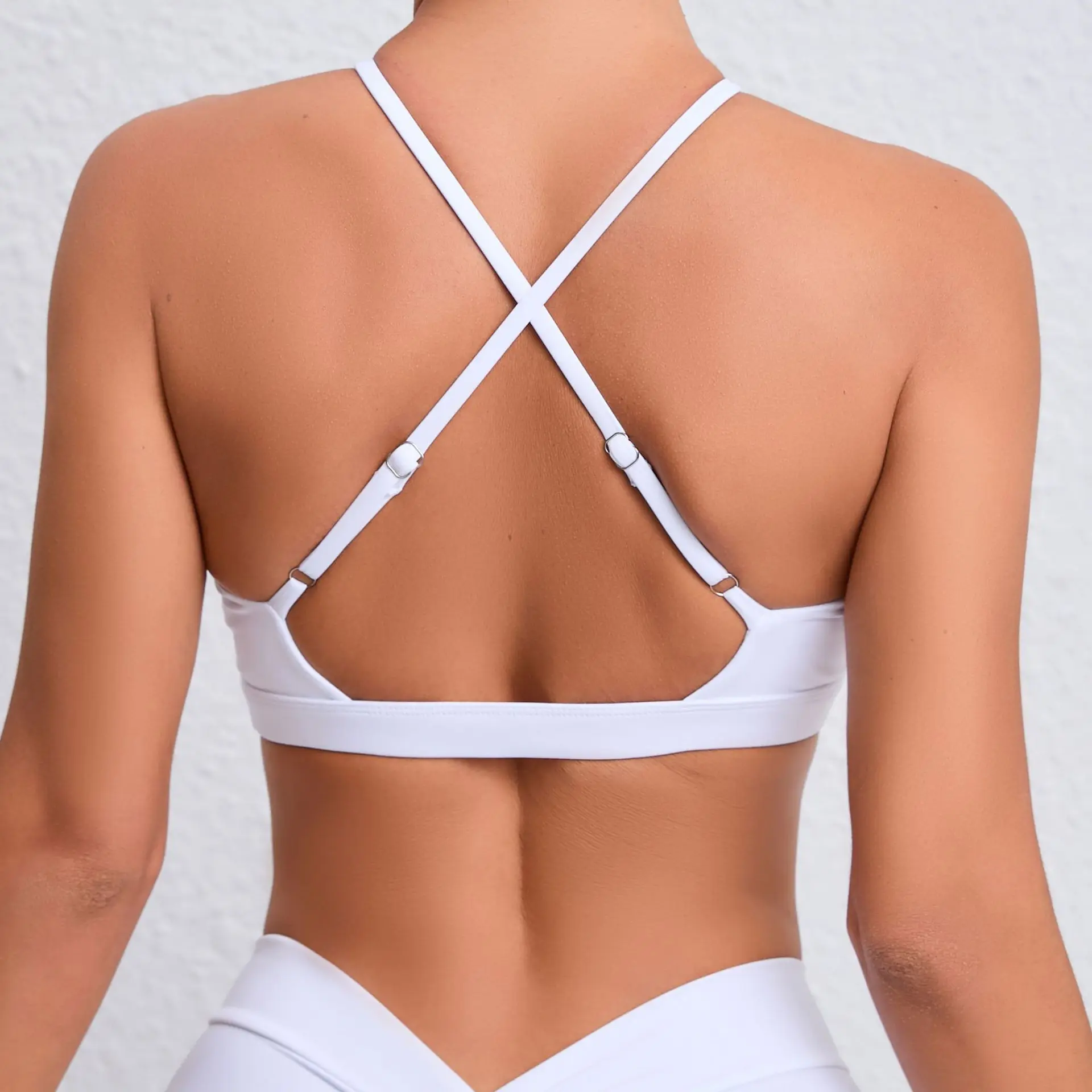 Soutien-gorge de sport pour femmes, haut de sport à soutien élevé, Push Up, Sexy, haut court, sous-vêtements de Fitness, brassière de course, vêtements de sport