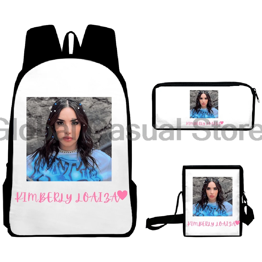 Kimberly Loaiza Merch Plecak 3-częściowy Zestaw Plecak Torba Na Ramię Mężczyźni Kobiety Casual Daypack Modne Torby