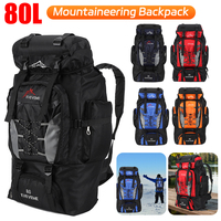 80L Ultralight Travel Bag Large Capacity Mountaineering Bag Outdoor Hiking Camping Travel Backpacks Waterproof Climbing Backpack