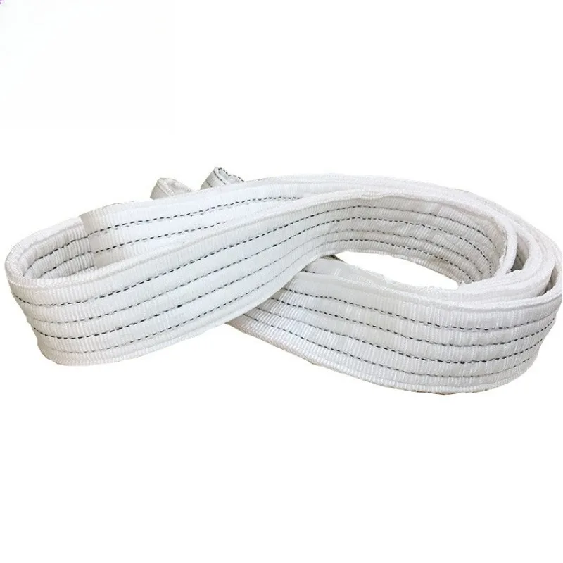 Industrial Lifting Belt Wear Resistant Flat Lifting Belt Trailer Sling Crane Multifunctional Emergency Towing Strap Rope for Car