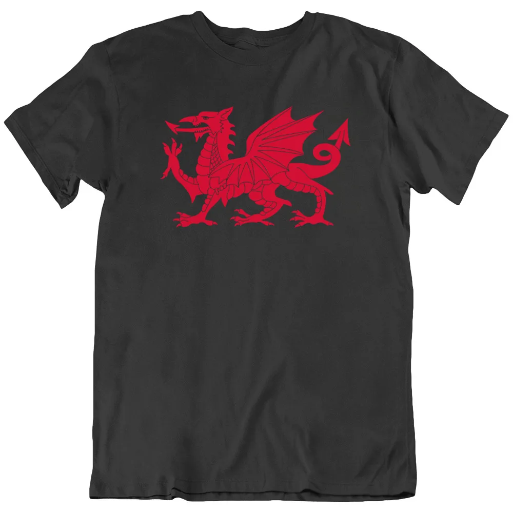 Welsh Dragon Red Wales Emblem Flag Sport T Shirt New