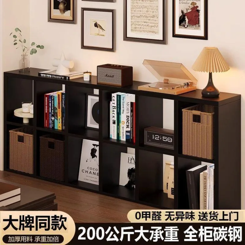 Retro black bookcase Home entrance cabinet Medieval homestay decoration cabinet Hotel wine cabinet Locker Villa study cabinet