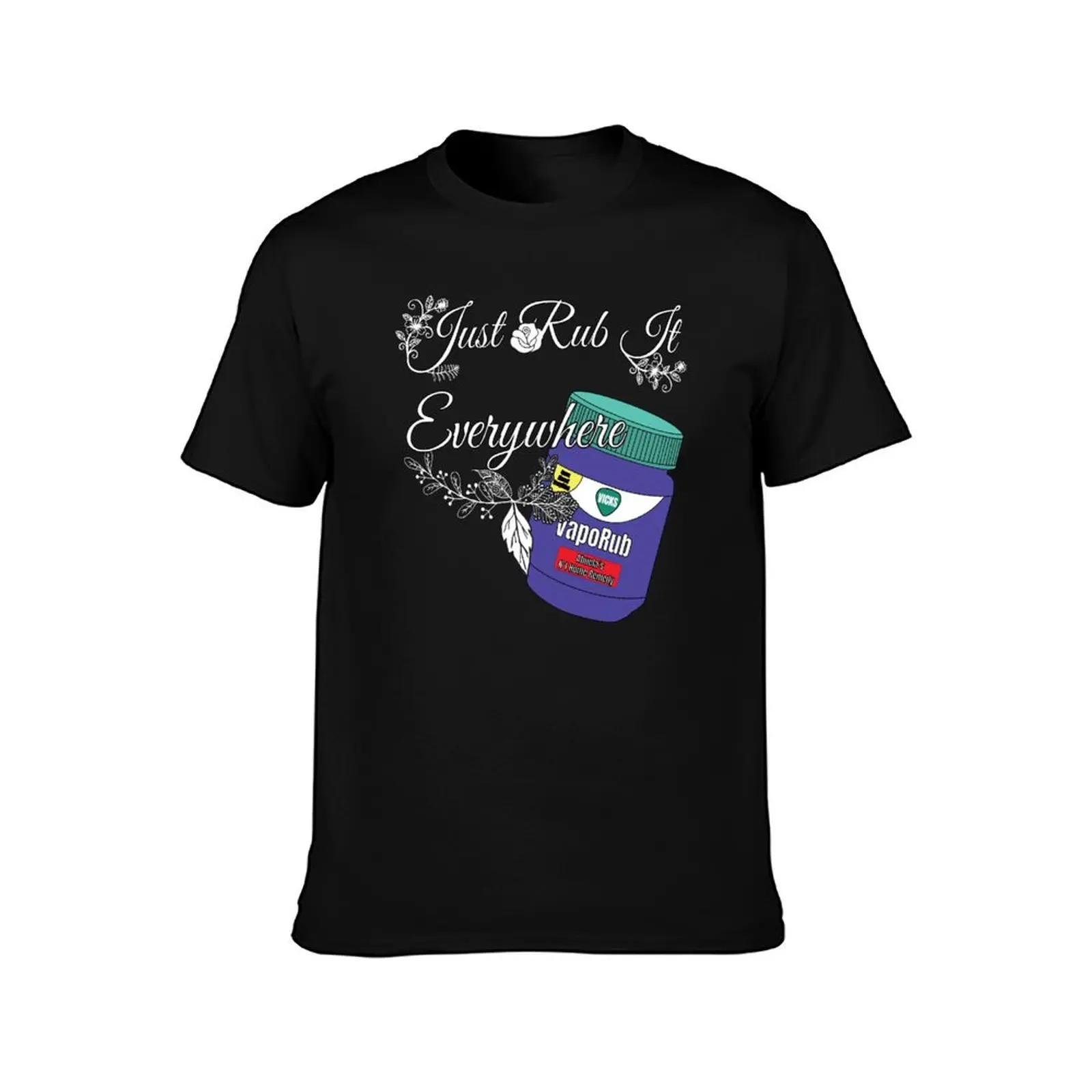 Put It Everywhere Ponte Vicks Vaporub T-Shirt Big and Tall Solid Color T-Shirt
