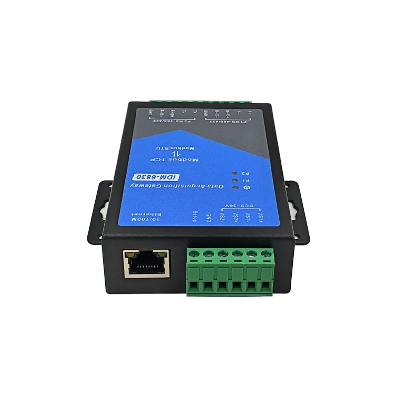 Idm-6830 Acquisition Gateway 2 Channel Serial Gateway Rtu To Tcp Protocol