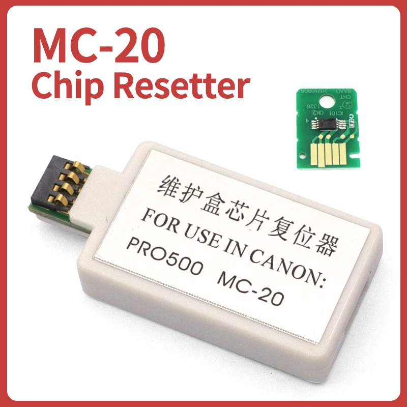 MC-20 MC20 Maintenance Tank Chip Resetter For CANON PRO-500 PRO-1000 PRO500 PRO1000 500 1000 Printer Maintenance Box Reset