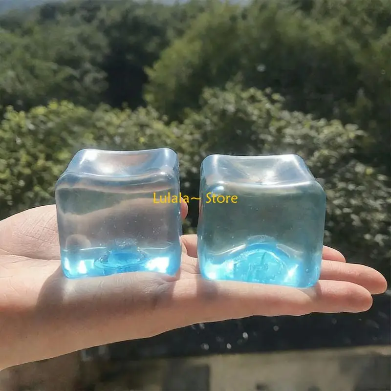 Y4QA Block Hand Toy Stretchy TPR Material For Relaxation Aid