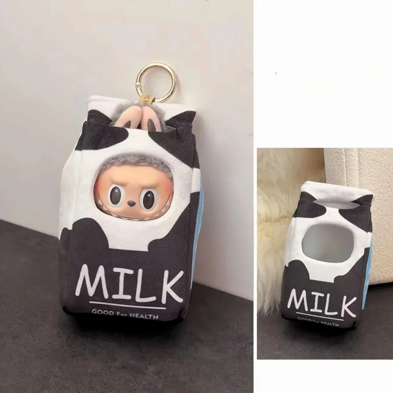 

Милая молочная кукла, одежда для Labubu, одежда ручной работы, аксессуары для кукол 17 см для Labubu V1 V3, платье