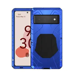 Rugged Armor Heavy Duty Case For Google Pixel 8 7 6 6a Pro Shockproof Bumper Military Phone Aluminum Metal Full Protection Cover