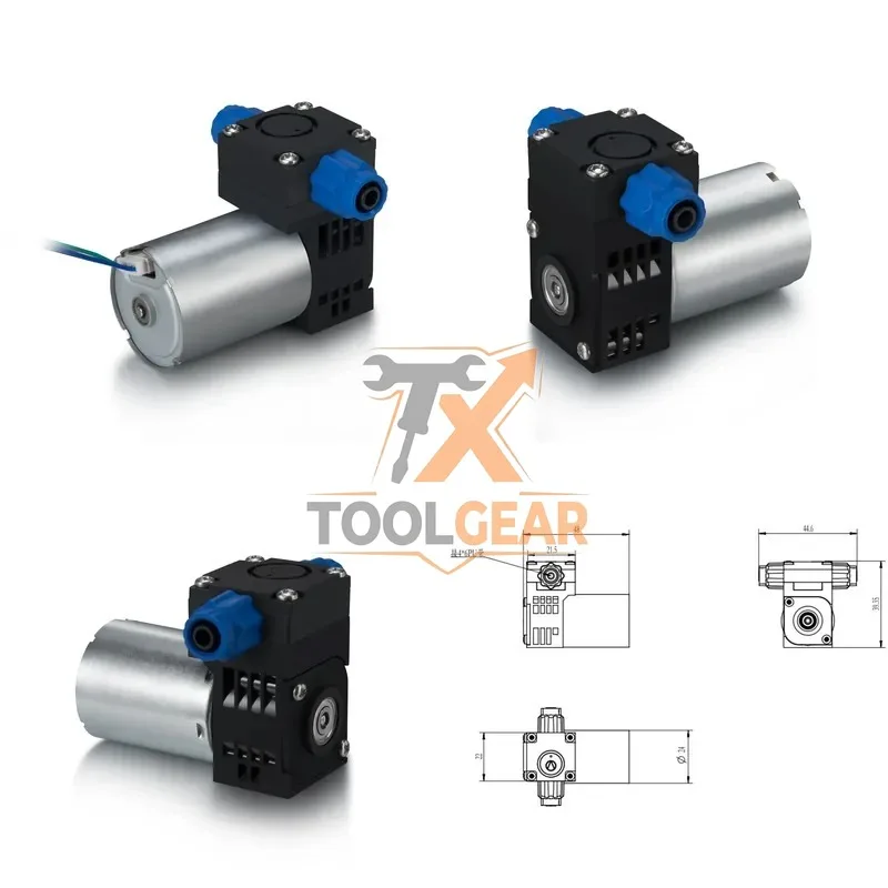 2026China*Factory* Low Flow 0.12lpm Low-energy 2.5W Micro Diaphragm Liquid Pump with Brushless Motor 12V DC