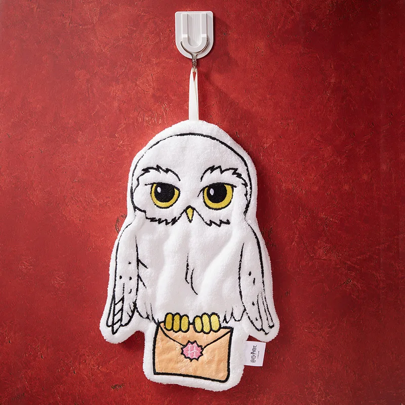 Harry Potter Series Hedwig Hand Wipes Bathroom Kitchen Wipe Hands Absorb Water Cute Ornament Girl Gift