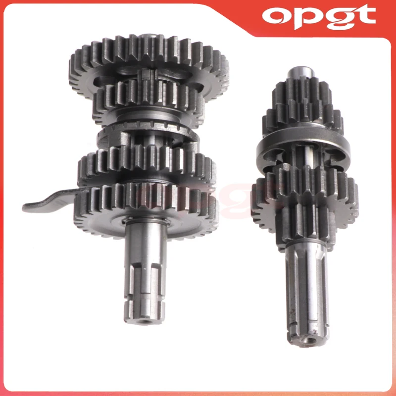 

OPGT 110CC ATV 3+1 Tranmission Main Counter Shaft Gear box Set with Shift fork for ATV with 50cc 70cc 90cc 110cc 125cc Engine.