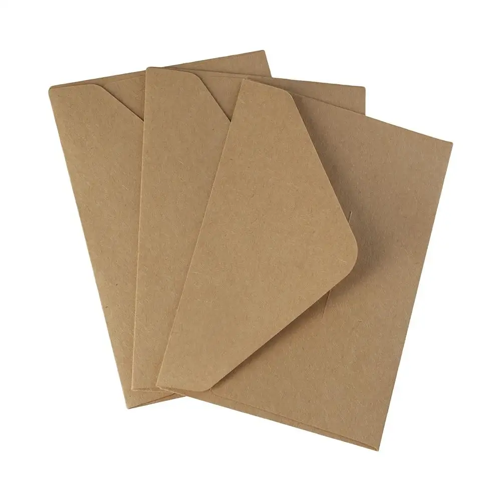 

Card Cover Office Supplies Stationery Wedding Invitation Window Envelope Kraft Blank Envelope Small Paper Envelope Card Holder