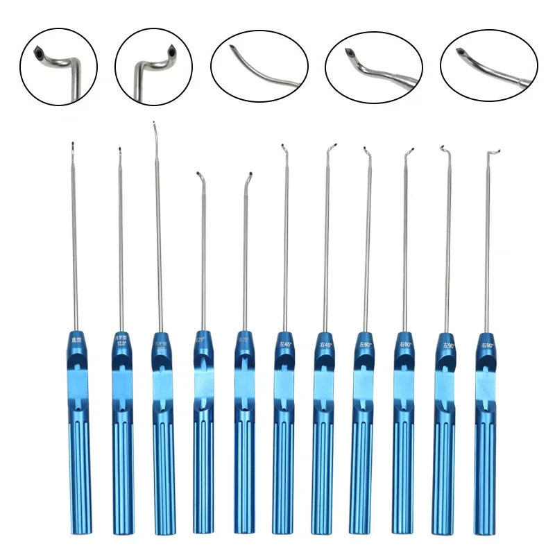 Ophthalmic suture hook, medical suture hook, high temperature and high pressure resistance, reusable
