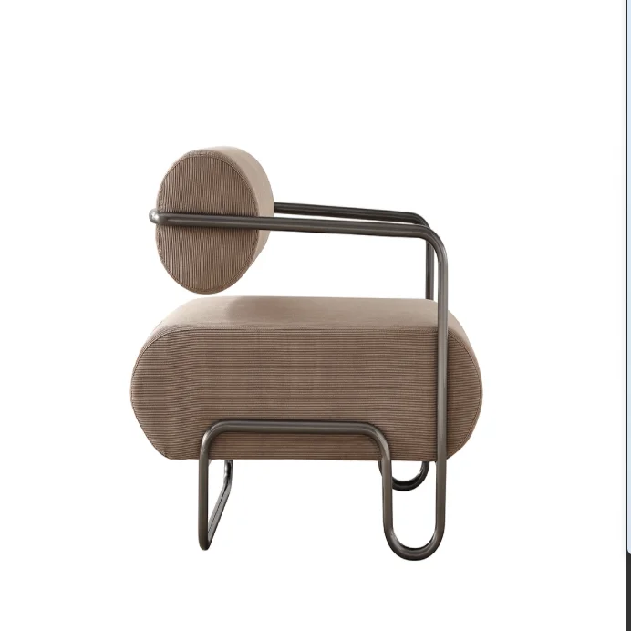 #European Fabric Color Optional Casual Soft Frame Lounge  Chair Simple Modern for Home Furniture Living Room Hotel Apartment Use