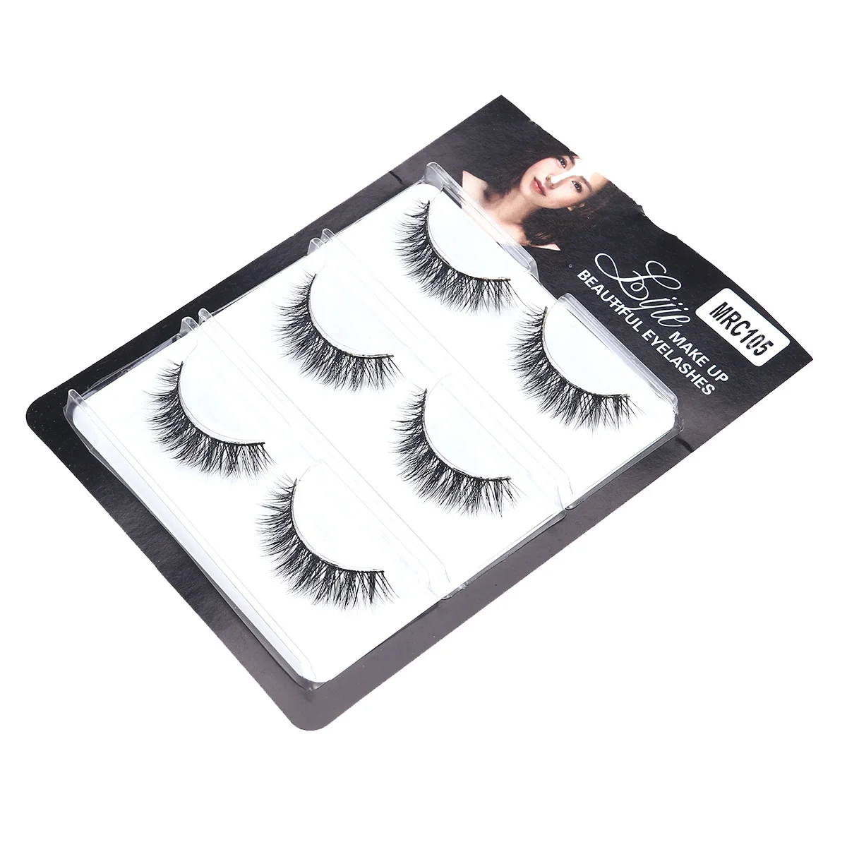 Faux cils 3D naturels longs et épais pour femmes, maquillage de fête quotidienne, longs et épais
