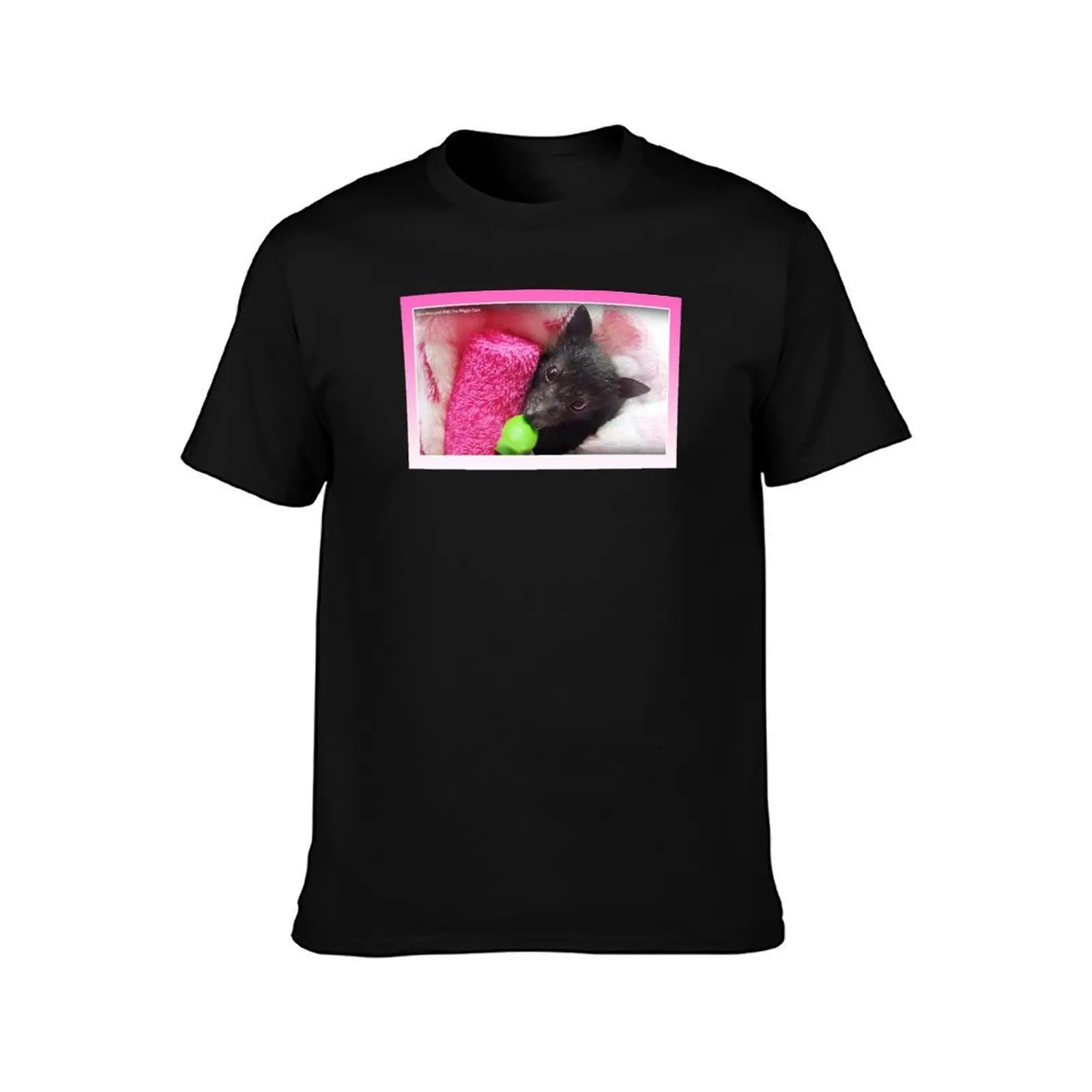 Batzilla - Batty for PINK! Miss Marigold with the Wiggly Ears T-Shirt Retro Graphic Print T-Shirt