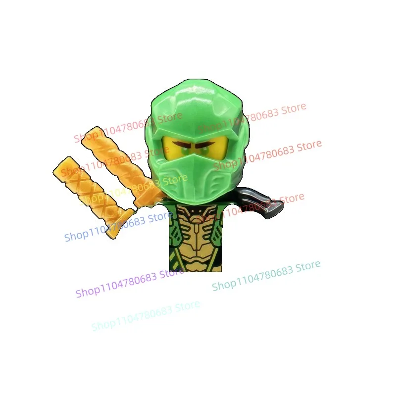 MOC اللبنات عناصر ماستر الشرير المحارب شخصية صغيرة النينجا التجمع نموذج تمثال الموسم 19 أنيمي التلفزيون ديكور لعبة هدية