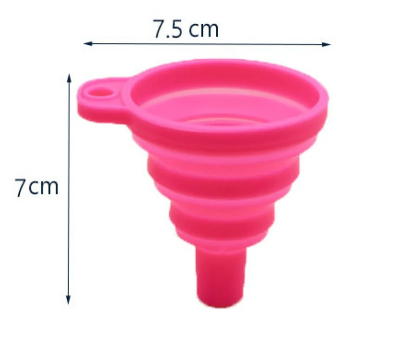 Engine Funnel Car Universal Silicone Long Neck Funnel Washer Fluid Change Foldable Portable Auto Engine Oil Petrol Change Funnel