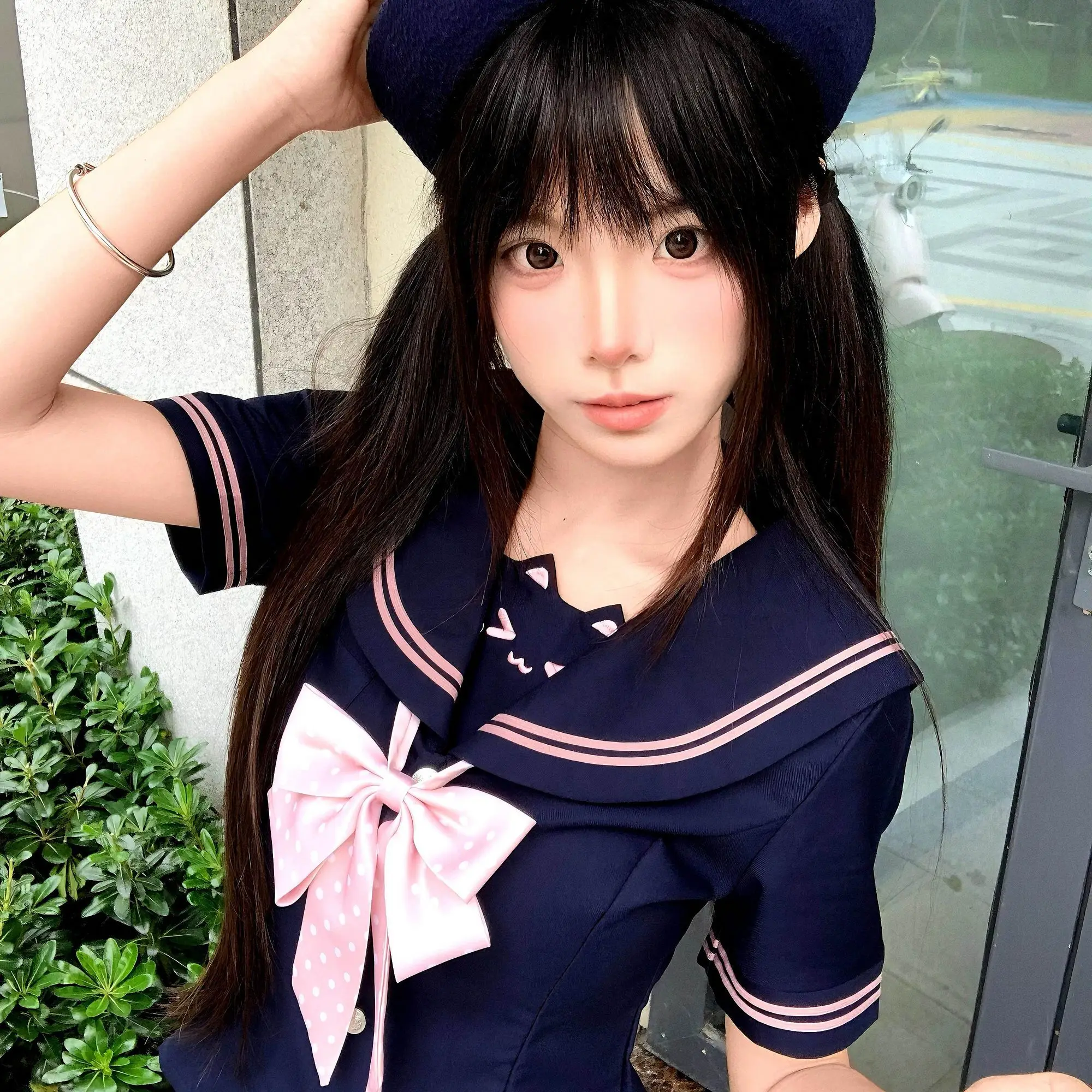 2026-japanese-and-korean-style-sailor-uniform-jk-uniform-cute-slim-fit-adorable-schoolgirl-style-student-set