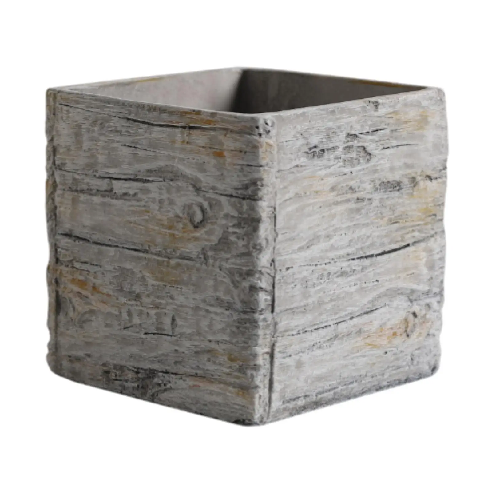 Square Planter Creative Gift Centerpiece Flower Holder for Patio Garden Home
