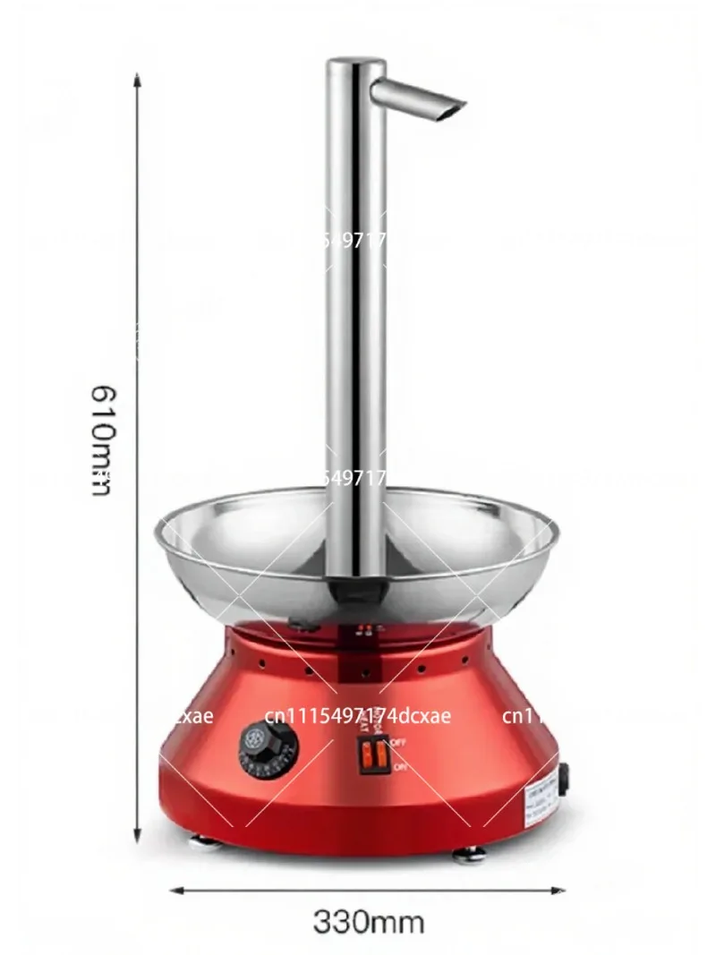Small Restaurant Red/Black Chocolate Fountain with Tap Melting Waterfall Machine for Buffets Parties Events