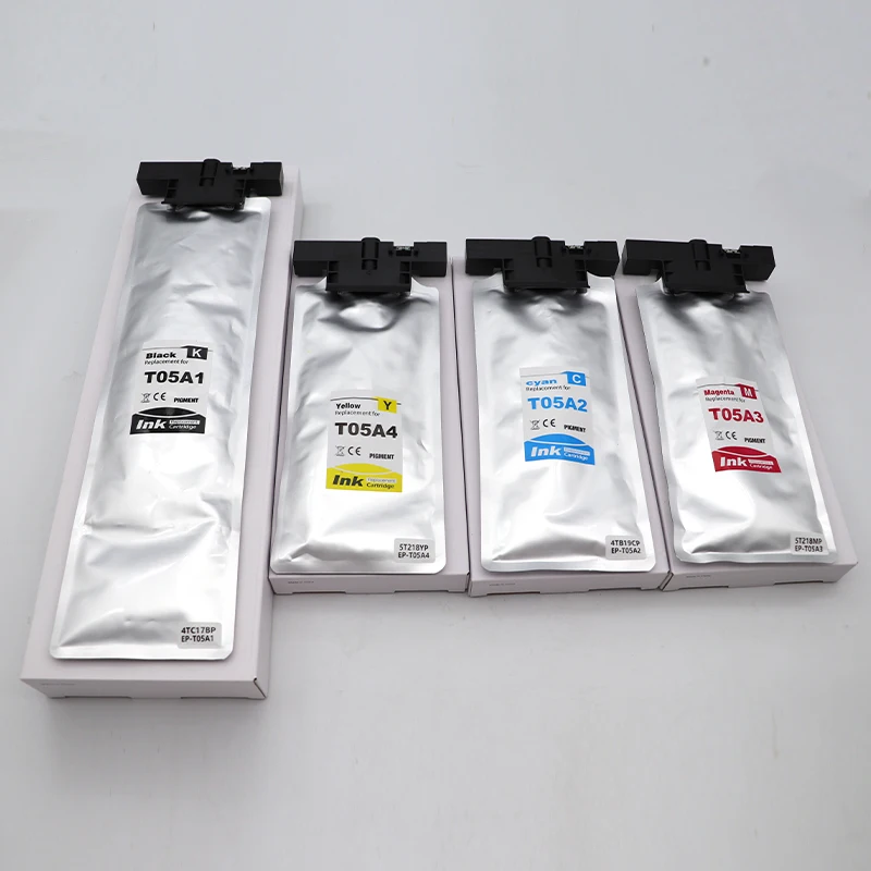 T05A1 T05A2 T05A3 T05A4 Cartridge With Pigment Ink compatible For Epson WorkForce Pro WF-C878R C879R C878R C879R Printer Ink Bag