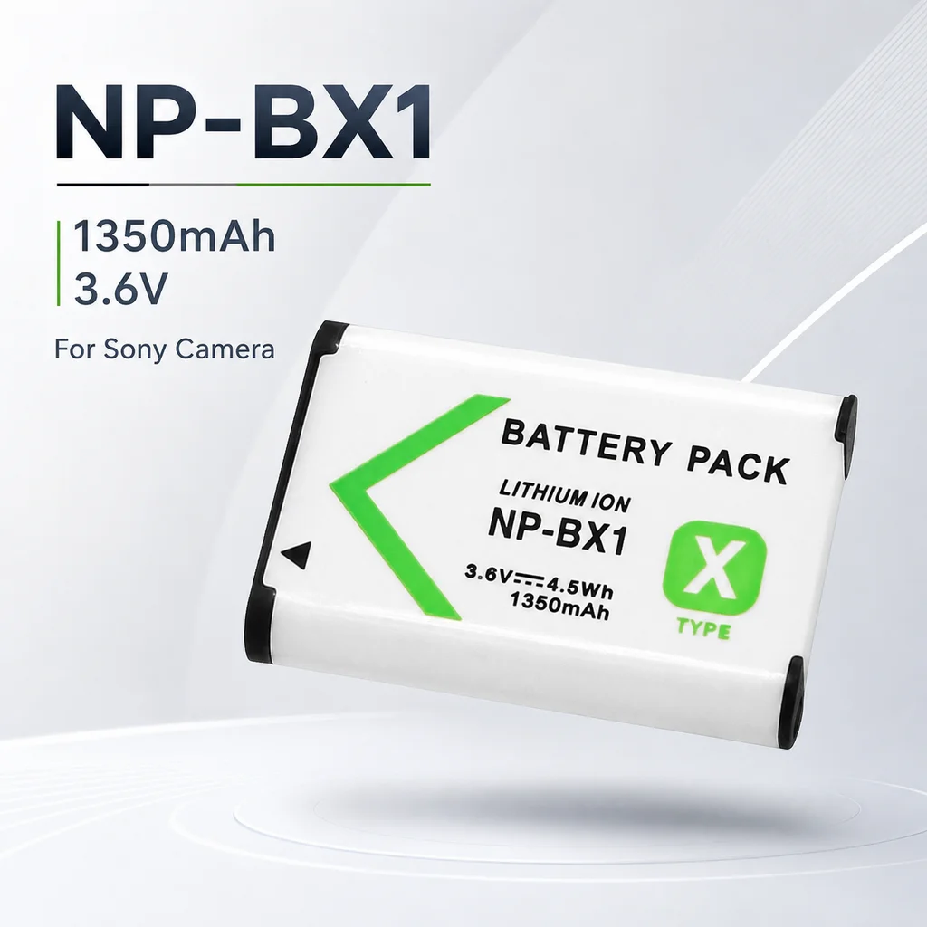 Camera Battery NP-BX1 3.6V 1350mAh Replacement Battery For Sony DSC RX1 RX100 M3 M2 RX1R WX300 HX50 WX350 AS15