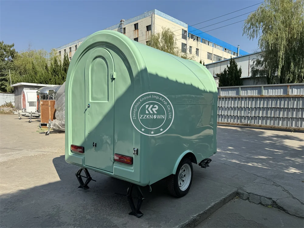 امتياز الغذاء شاحنة الشارع وجبة خفيفة عربة المطبخ المحمول مجهزة بالكامل الآيس كريم القهوة كشك امتياز الغذاء مقطورة