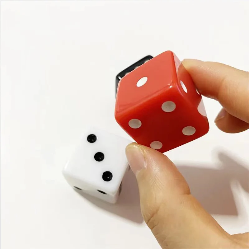 Immagine 6: D6 Cubi di dadi quadrati 25MM con punti numerici Ottimi per bomboniere Materiale scolastico per l'apprendimento della matematica Club Giochi per bere Adulti Adolescenti