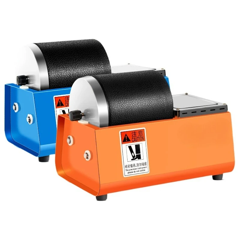 Mini Rotary Tumbler Polisher Jewelry Rock Polishing Machine for Gold Silver Jade Coin Wallets Deburring Oxidation Removal