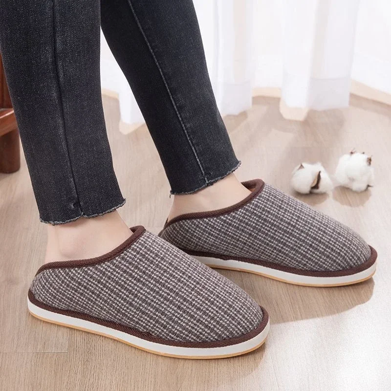 Winter Warm Slippers Non Slip Lightweight Office Japanese Korean Style Dirt Resistant Unisex Extra Thick