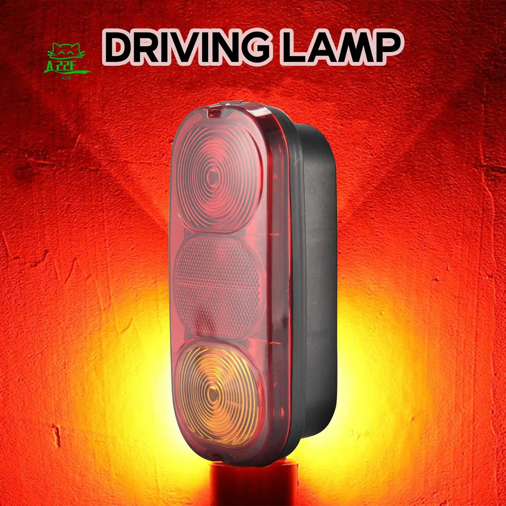 A22E-Excavator Rear Turn Signal Lamp Rear Brake Tail Lamp For JCB 2CX 3CX 4CX Project 12 & 21