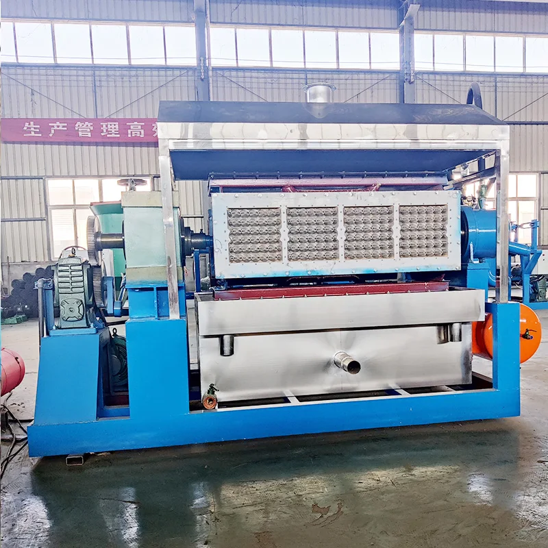 Egg Tray Forming Machine Egg Carton Production Line Waste Paper Recycling System Packaging Fruit Tray Industrial Manufacturing