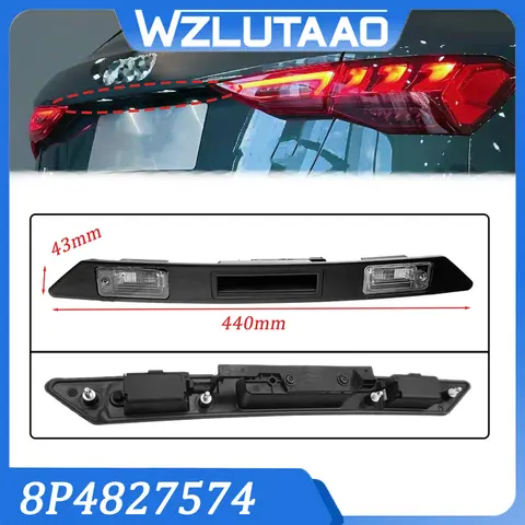 아우디 A3 A4 A6 Q7 RS3 RS4 RS6 S3 S4 S6 차량용 트렁크 번호판등 도어 핸들 8P4827574 (8P4 827 574)