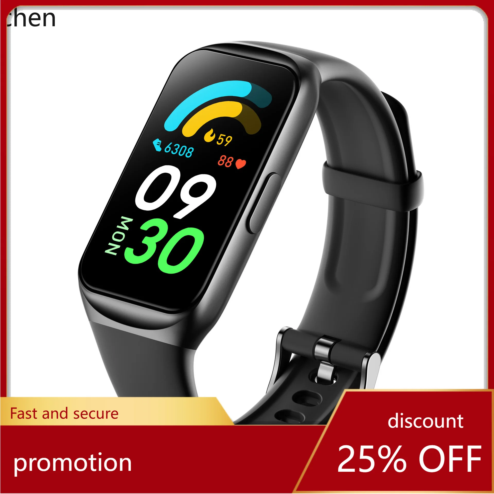 YFY Large Screen Smart Bracelet with Heart Rate Monitor, Pedometer, Lightweight Sports Bracelet, Gift Sports Watch