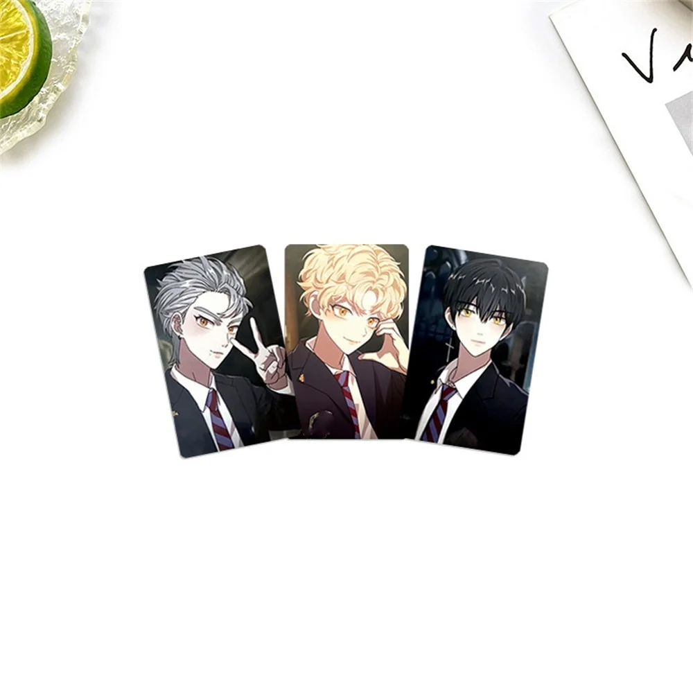 Kpopボーイグループ漫画ロモカード、かわいいHD印刷フォトカード、jungwon、sunghoon、heeseungファンギフトコレクション、セットあたり7個