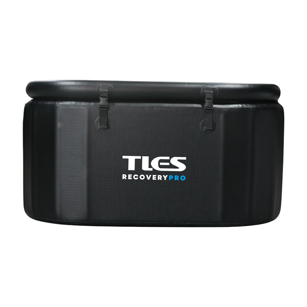 Tellus Luxury PVC Portable Inflatable Ice Bath Tub Cold Water Plunge Pool Logo Printing Drop Stitch Material Recovery Accessory