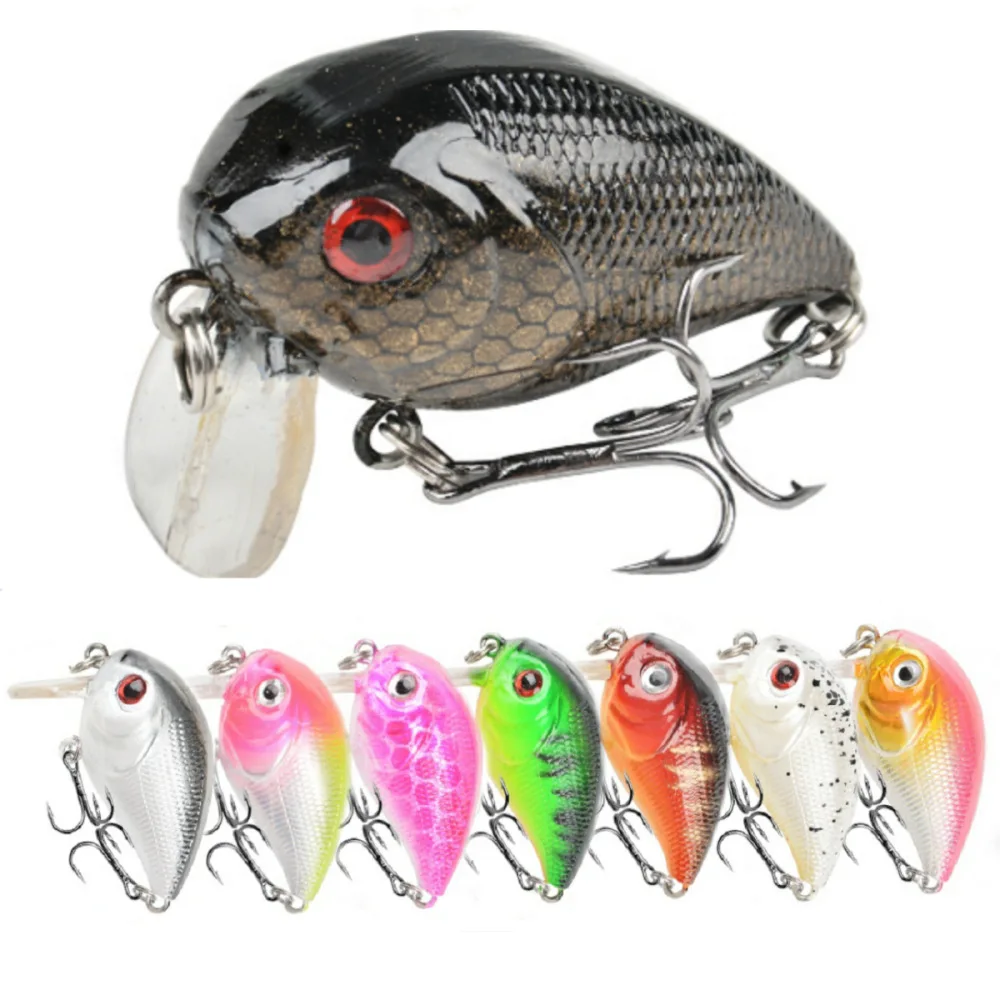In Stock 4.5cm/7g Floating Crankbait Ultra Long Cast Rattle Wobble Bionic Hard Bait Bass Perch Fresh Saltwater Tackle