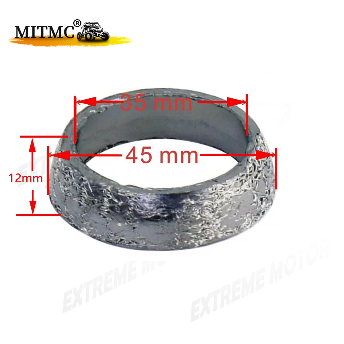 Exhaust Gasket Seal Muffler Collar for CF 500 X5 500S 520 550 X5H.O. 600 X6 625 Goes 520 525 625i 9010-020102-10001