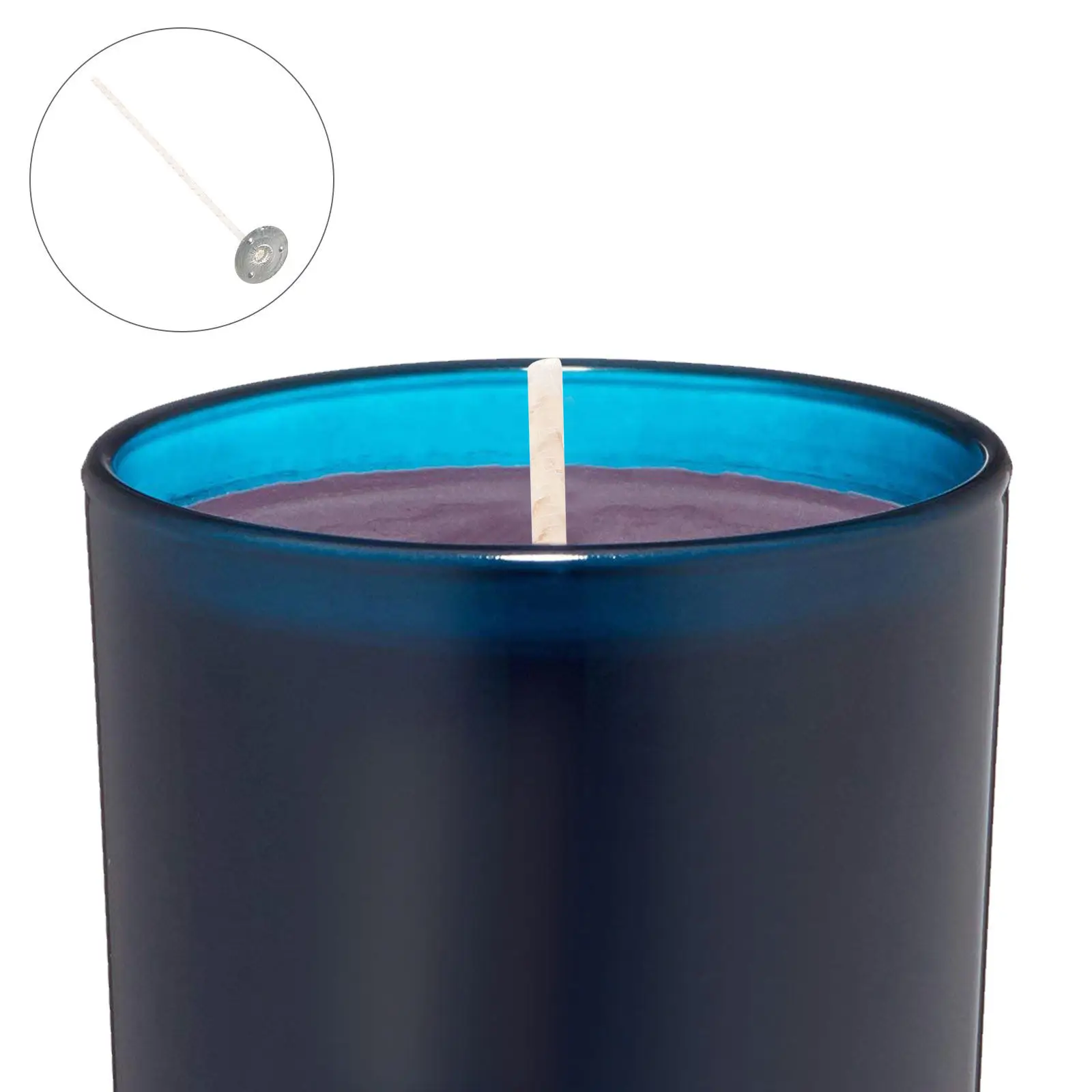 

10Pcs Cotton Making Wicks for DIY Scented Candles Premium Quality Wick with Metal Base Works with Soy Wax Paraffin Wax