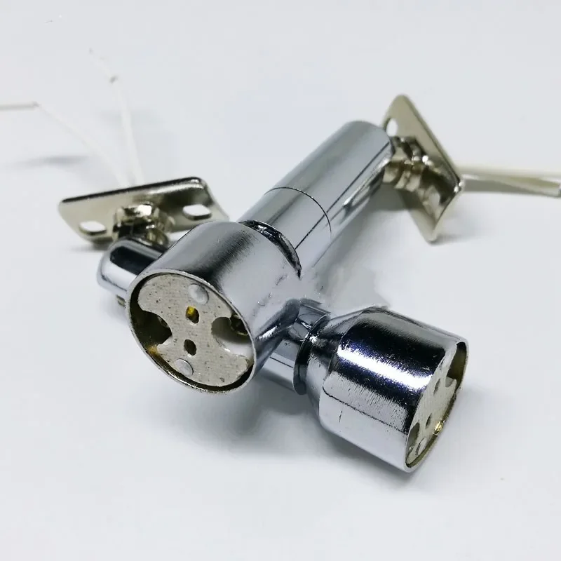 

2 шт./лот G5.3 патрон для лампы G4 MR11 MR16 керамический патрон для лампы с линией стеклянной витрины шкаф гардероб прожектор держатель лампы DIY