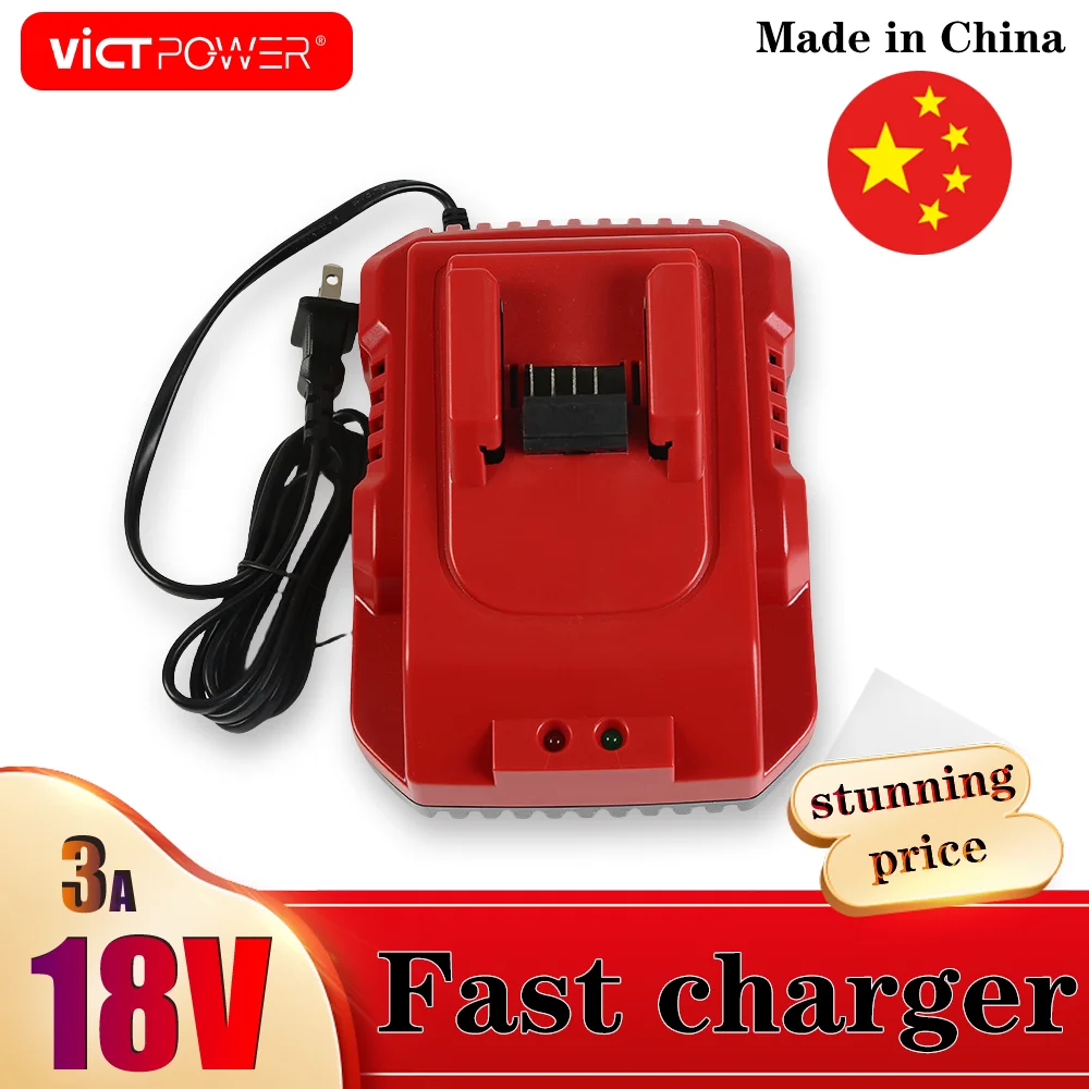 

Vicpower ABUN-Replacement For M18 Battery Charger M12-18FC Charger M12/M18 Fast Charger US Plug