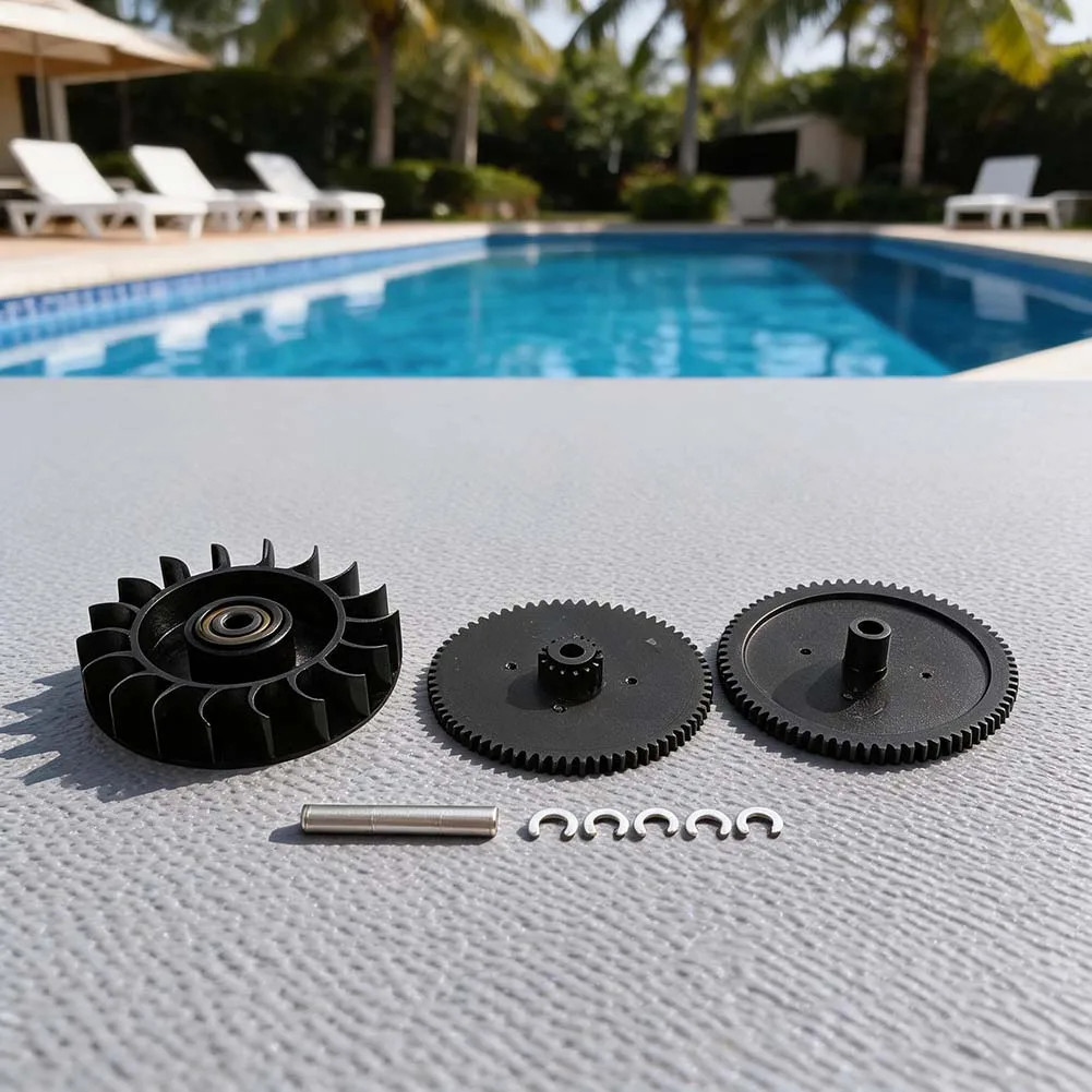 for turbine Bearing Replacement Drive Train Gear for Kit Robust Material Construction Seamless Operation Pool Cleaner Gear Kit