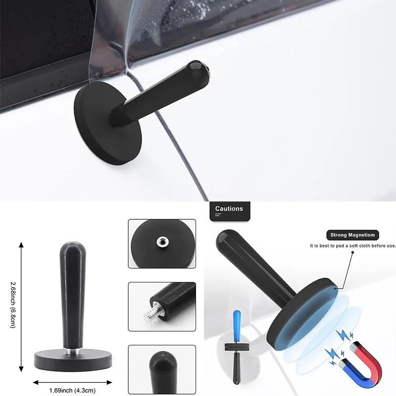 Strumenti per avvolgere il vinile per auto Kit di pellicole colorate Pinza Supporto magnetico Guanti per avvolgere il vinile Seccatoio in feltro Taglierina di sicurezza Taglio dei bordi Seccatoio