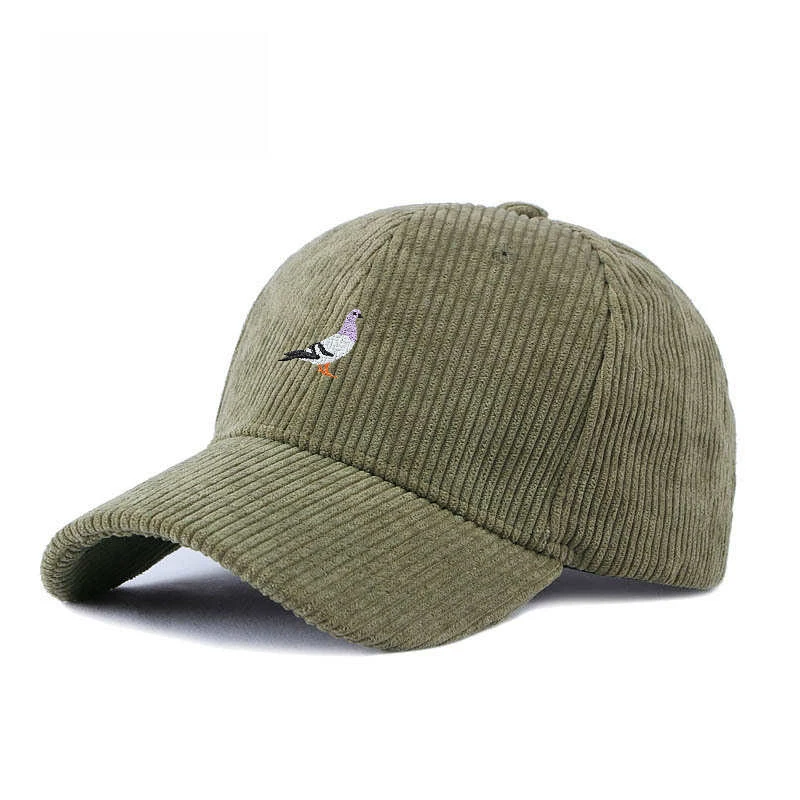 Baseballkappe passend für alle Jahreszeiten, Taubenstickmuster, tägliche Freizeitmode für Männer und Frauen, Sonnenschutz im Freien