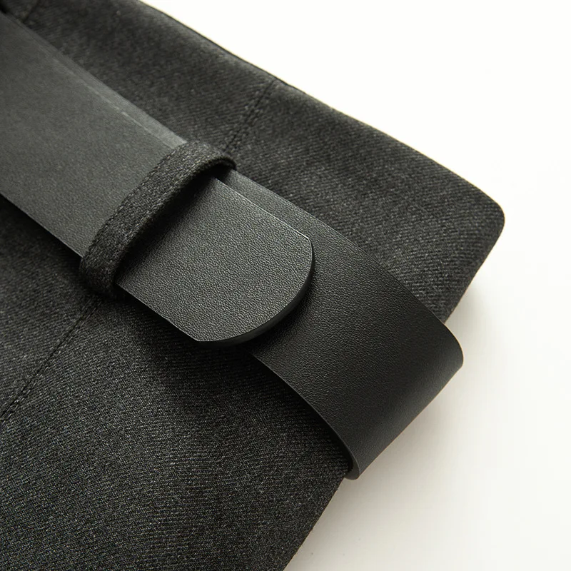 Autumn Women's Casual Versatile Fashion Grey Pleated Skirt Skirt Women's 46b-353044