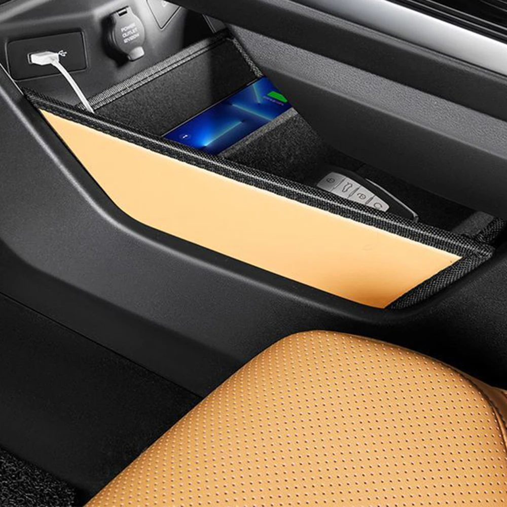 

For Geely Boyue L Atlas L 2023 2024 Car Multipurpose Central Control Lower Level Storage Box Mat Slot Cushion Auto Accessory