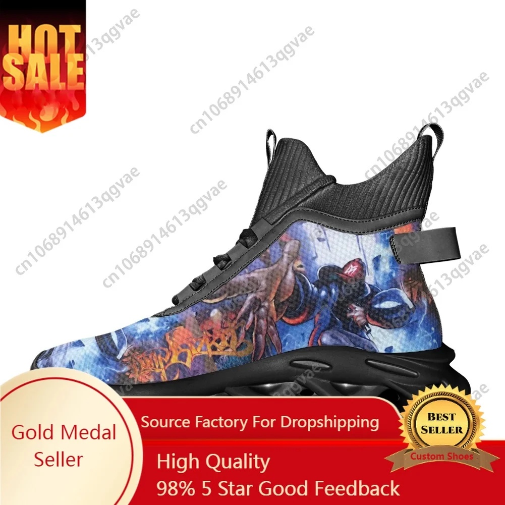 

Limp Bizkit American Metal Rock Band High Top Flats Sneakers Mens Womens Sports Running Shoes Lace Up Mesh Footwear Custom Shoe