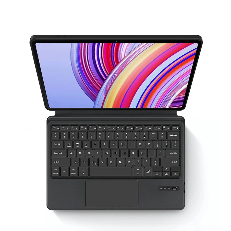 AJIUYU TrackPad Keyboard Case For XiaoMi Redmi Pad Pro 12.1 inch 2024 Tablet Cover Spanish Arabic Portuguese French Keyboard
